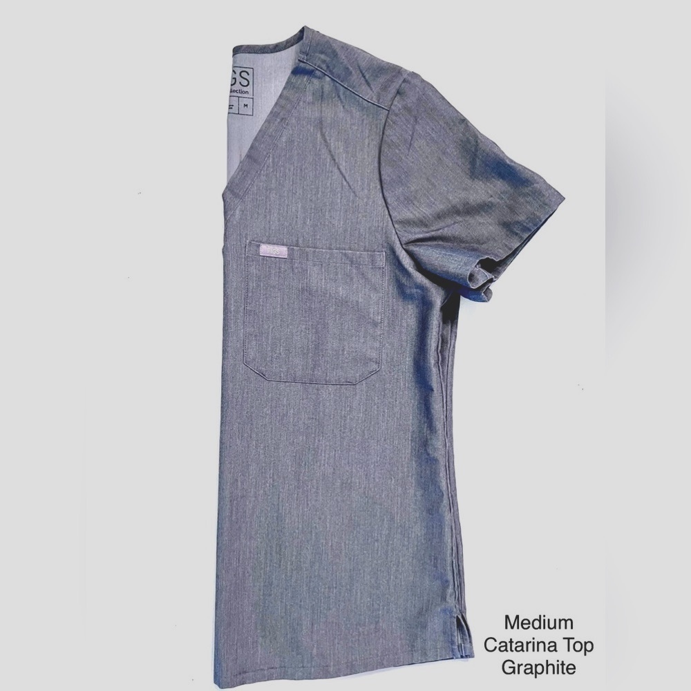 Figs Catarina Top Graphite